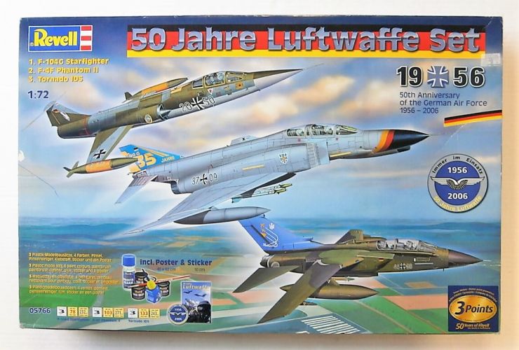 REVELL 1/72 05766 50 JAHRE LUFTWAFFE SET  UK SALE ONLY 