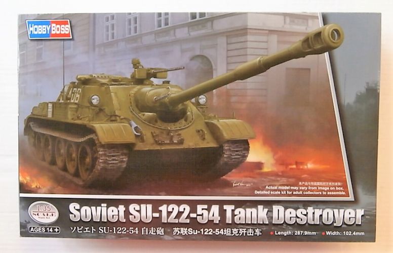 HOBBYBOSS 1/35 84543 SOVIET SU-122-54 TANK DESTROYER