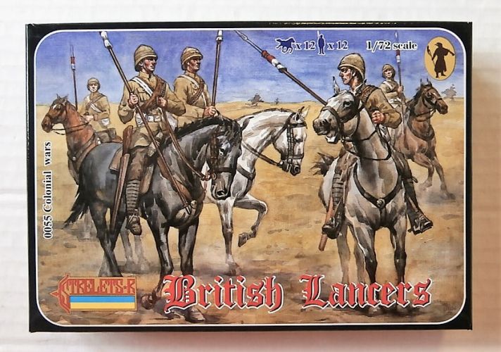 STRELETS 1/72 0055 BRITISH LANCERS ANGLO/ BOER WAR