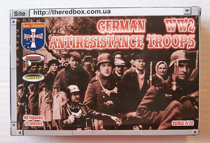 ORION 1/72 72054 GERMAN ANTI-RESISTANCE TROOPS WWII