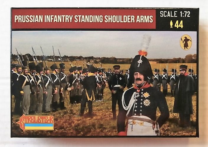 STRELETS 1/72 180 PRUSSIAN INFANTRY STANDING SHOULDER ARMS