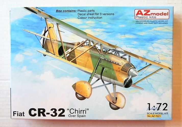 AZ MODEL 1/72 7621 FIAT CR-32 CHIRRI OVER SPAIN