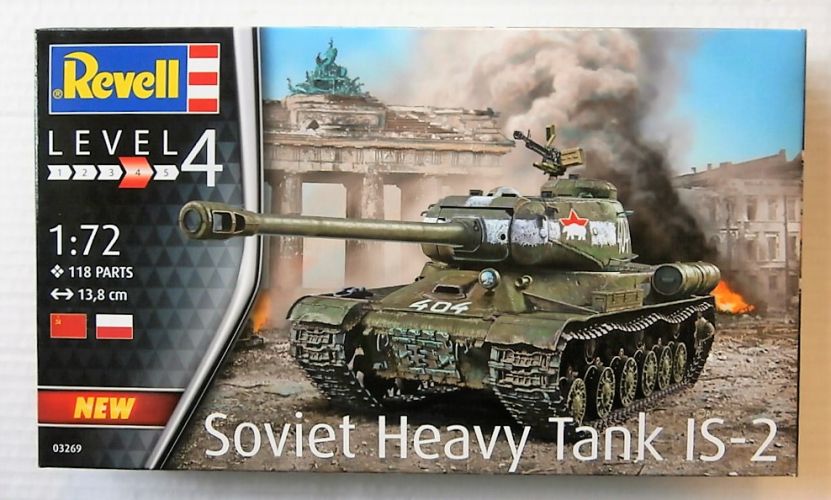REVELL 1/72 03269 SOVIET HEAVY TANK IS-2