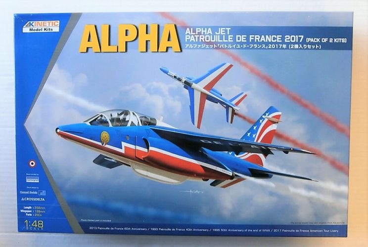 KINETIC 1/48 48064 ALPHA JET PATROUILLE DE FRANCE 2017