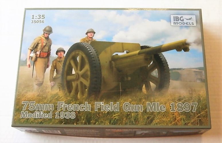 IBG MODELS 1/35 35056 75MM FRENCH FIELD GUN MLE 1897 MODIFIED 1938