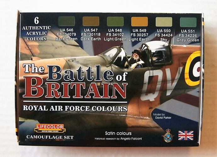 LIFE COLOUR  CS35 THE BATTLE OF BRITAIN RAF COLOURS  SATIN 