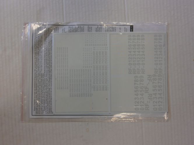  1/72 2740. BEGEMOT 7249 ADDITIONAL RUSSIAN AF INSIGNIA  TYPE 2010 