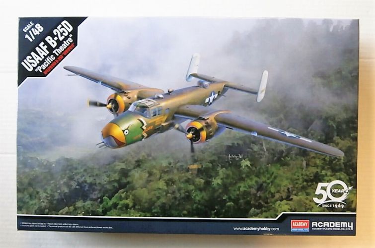ACADEMY 1/48 12328 USAAF B-25D PACIFIC THEATRE 