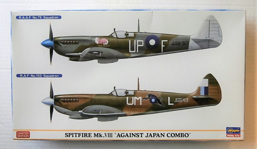 HASEGAWA 1/72 01927 SPITFIRE MK.VIII AGAINST JAPAN COMBO