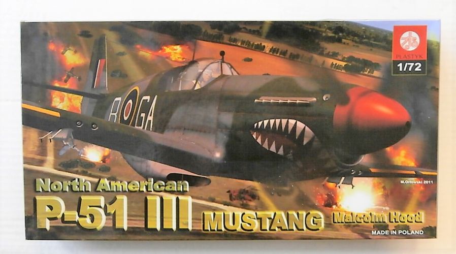 ZTS 1/72 S-051 P-51 III MUSTANG MALCOLM HOOD