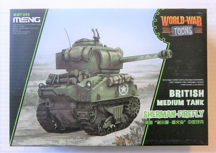 MENG  WWT-008 SHERMAN-FIREFLY BRITISH MEDIUM TANK