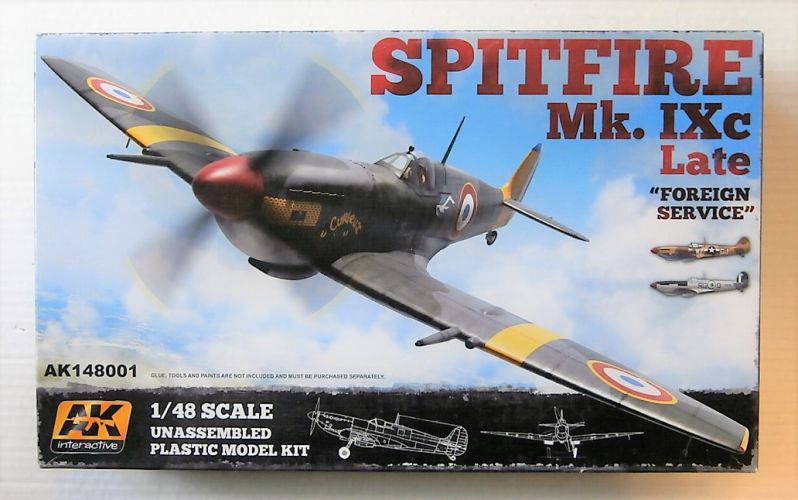 AK INTERACTIVE 1/48 148001 SPITFIRE MK.IXC LATE FOREIGN SERVICE