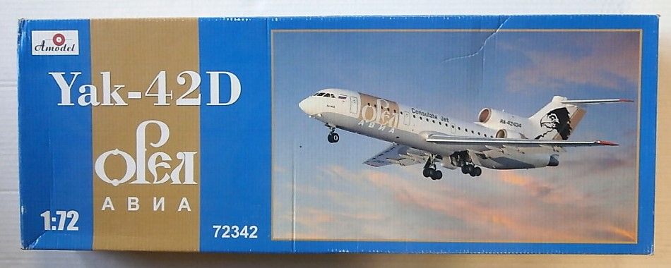 A MODEL 1/72 72342 YAK-42D  UK SALE ONLY 