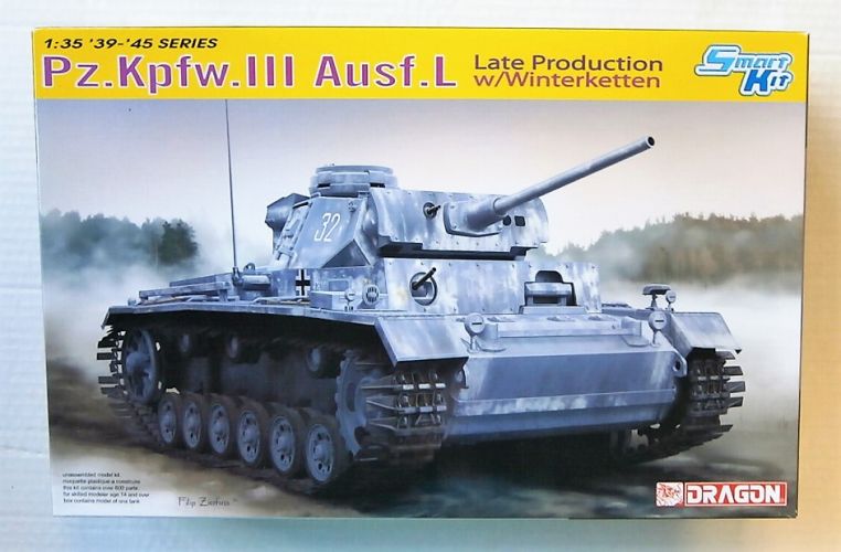 DRAGON 1/35 6387 PZ.KPFW.III AUSF.L LATE PROD WITH WINTERKETTEN