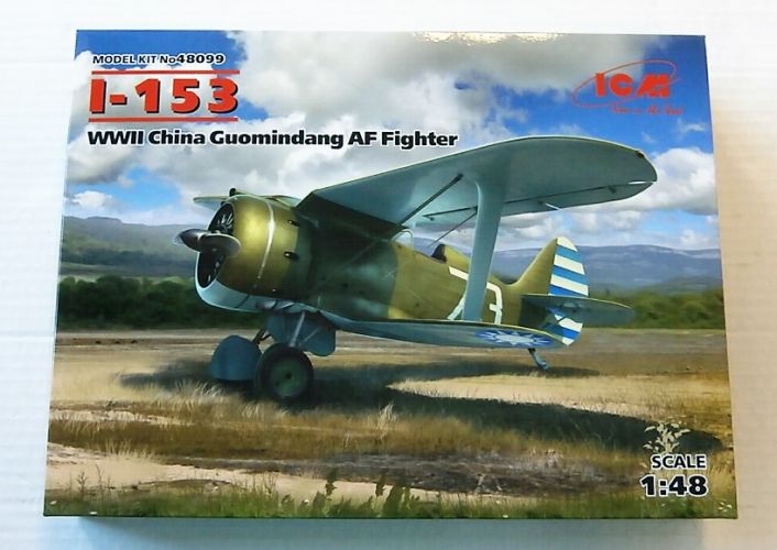 ICM 1/48 48099 POLIKARPOV I-153 WWII CHINA GUOMINDANG AF FIGHTER