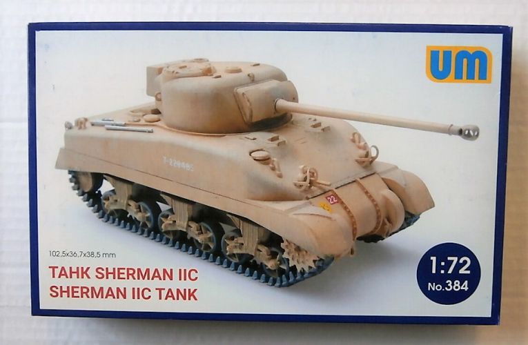 UNIMODEL 1/72 384 SHERMAN IIC TANK