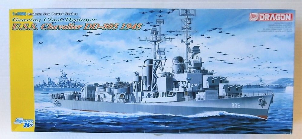 DRAGON 1/350 1046 U.S.S. CHEVALIER DD-805 1945