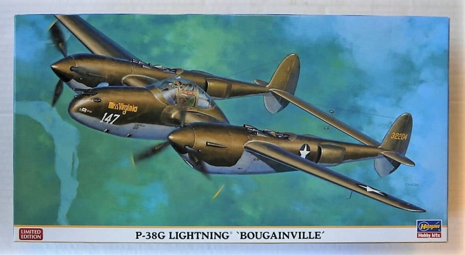 HASEGAWA 1/48 09949 P-38G LIGHTNING BOUGAINVILLE