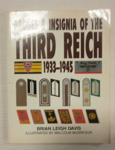 CHEAP BOOKS  ZB3346 BADGES AND INSIGNIA OF THE THIRD REICH 1933-1945