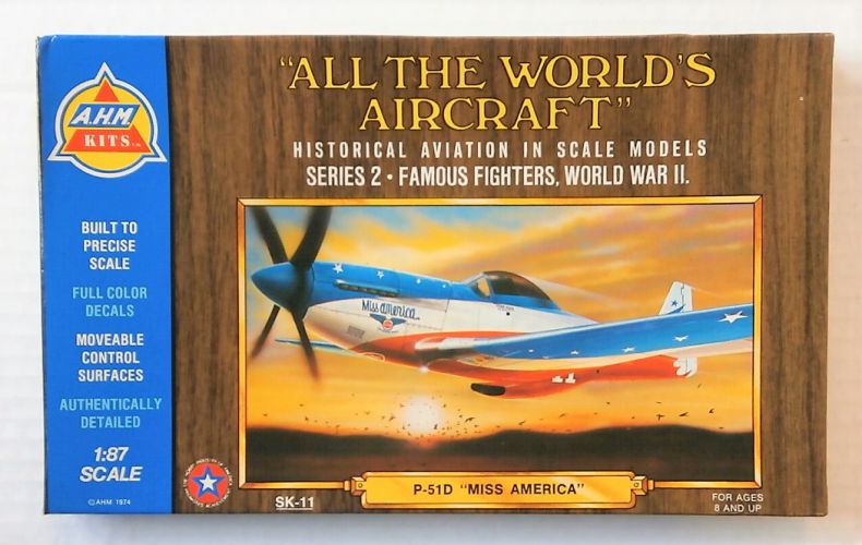 AHN MODELS 1/87 SK-11 P-51D MISS AMERICA
