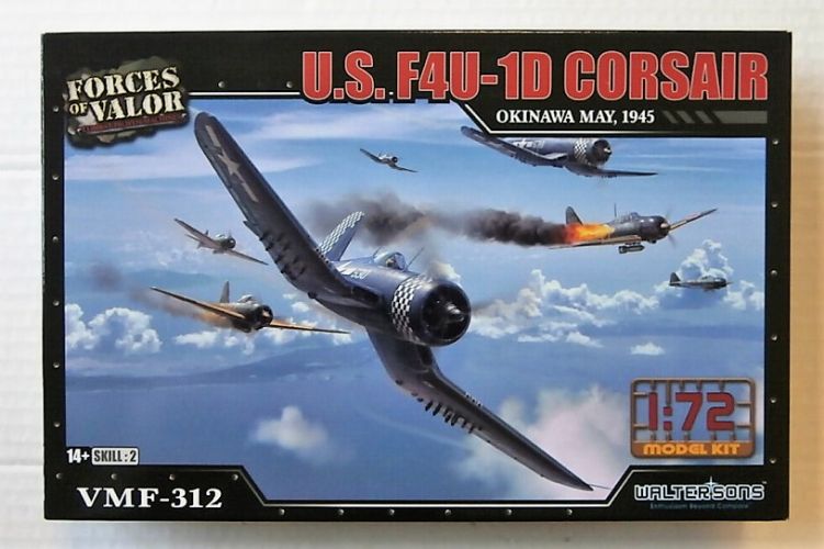 FORCES OF VALOR 1/72 873011A U.S. F4U-1D CORSAIR OKINAWA MAY 1945