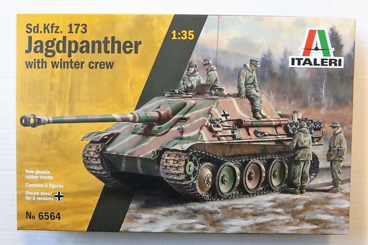 ITALERI 1/35 6564 SD.KFZ.173 JAGDPANTHER WITH WINTER CREW