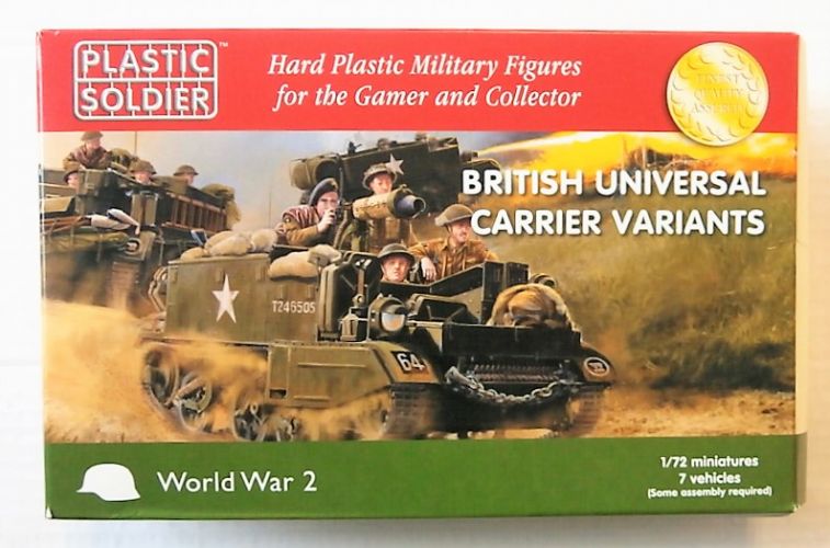 PLASTIC SOLDIER 1/72 WW2V20033 BRITISH UNIVERSAL CARRIER VARIANTS
