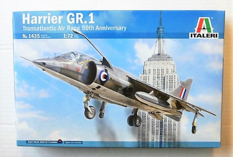 ITALERI 1/72 1435 HARRIER GR.1 TRANSATLANTIC AIR RACE 50TH ANNIVERSARY