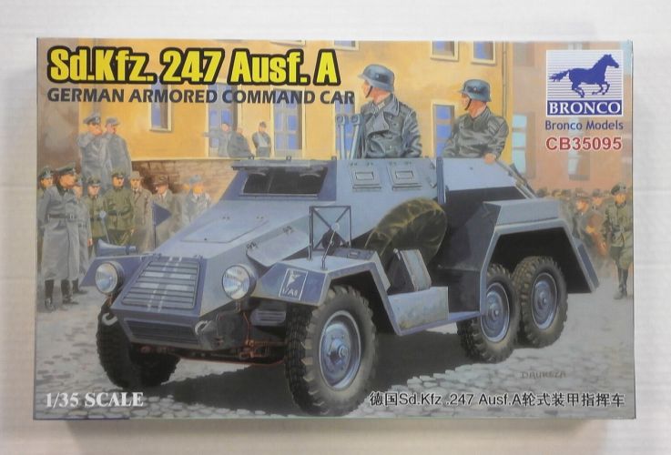 BRONCO 1/35 35095 GERMAN Sd.Kfz. 247 Ausf. A ARMOURED COMMAND CAR
