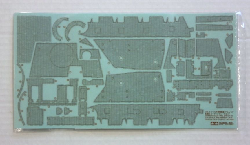 TAMIYA 1/35 12673 ZIMMERIT COATING SHEET FOR BRUMMBAR LATE PRODUCTION