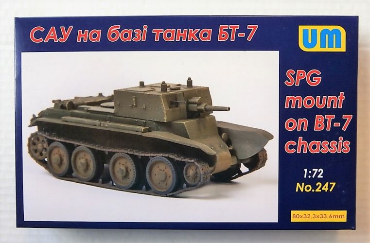 UNIMODEL 1/72 247 SPG MOUNT ON BT-7 CHASSIS