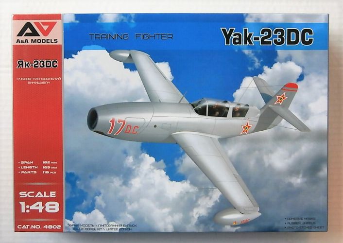 A   A MODELS 1/48 4802 YAK-23DC TRAINING FIGHTER