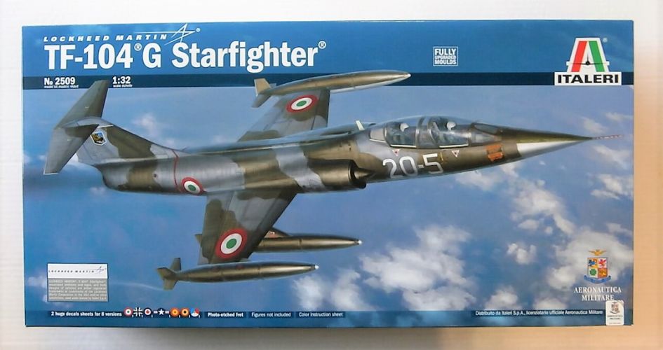 ITALERI 1/32 2509 LOCKHEED MARTIN TF-104G STARFIGHTER  UK SALE ONLY 