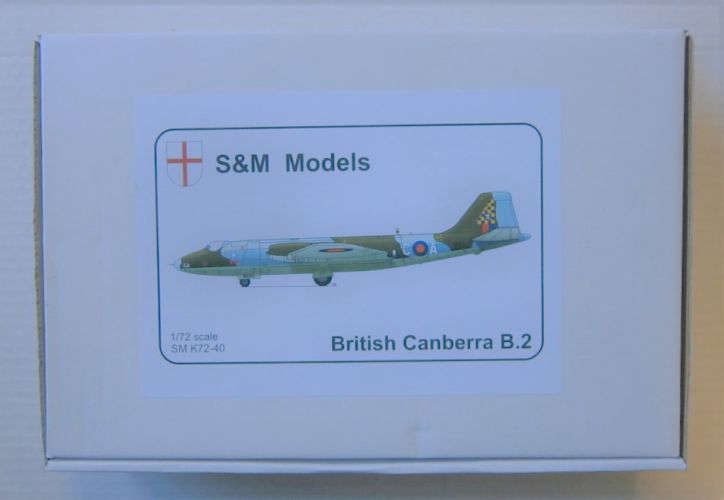 S M MODELS 1/72 72-40 BRITISH CANBERRA B.2