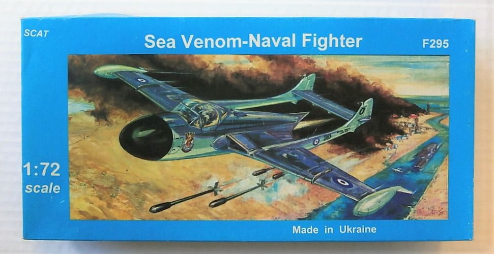 RUSSIAN MAKE 1/72 F295 F.A.W. SEA VENOM-NAVAL FIGHTER MK.21/53