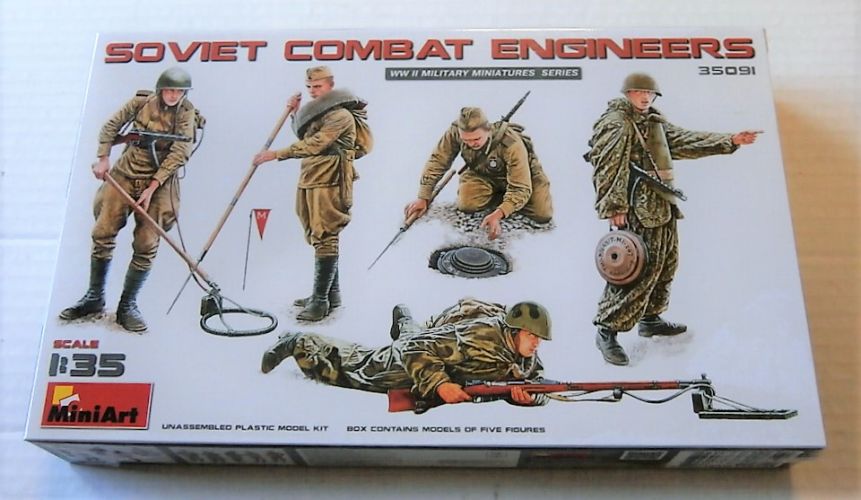 MINIART 1/35 35091 SOVIET COMBAT ENGINEERS