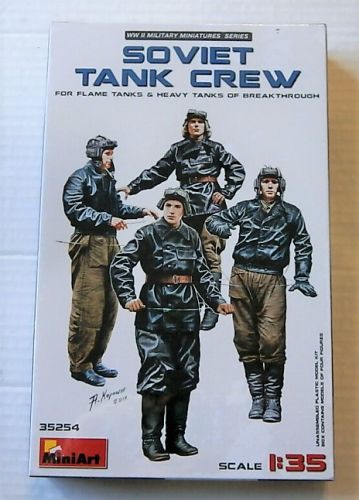 MINIART 1/35 35254 SOVIET TANK CREW