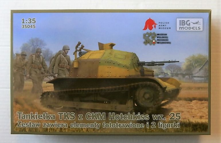 IBG MODELS 1/35 35045 TKS POLISH TANKIETKA WITH MACHINE GUN