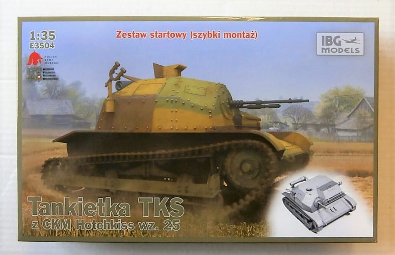 IBG MODELS 1/35 E3504 TKS POLISH TANKIETKA WITH MACHINE GUN