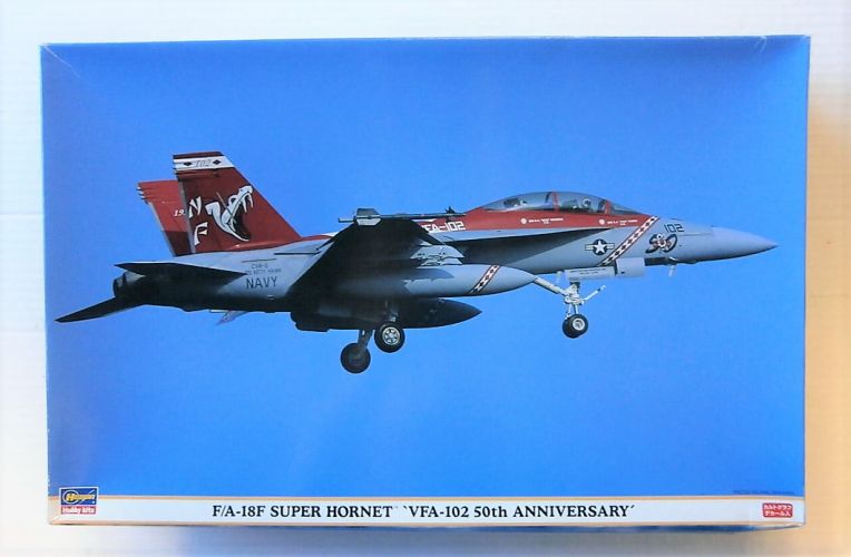 HASEGAWA 1/48 09650 F/A-18F SUPER HORNET VFA-102 50TH ANNIVERSARY