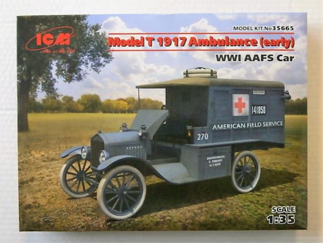 ICM 1/35 35665 MODEL T 1917 AMBULANCE  EARLY 