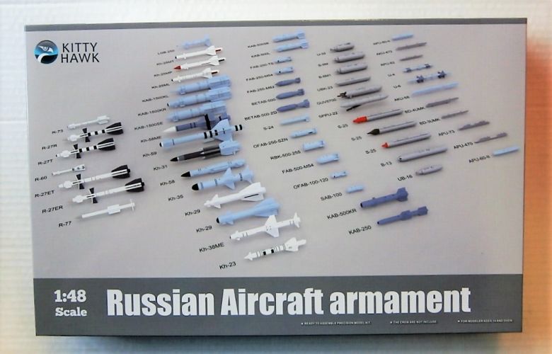 KITTYHAWK 1/48 80151 RUSSIAN AIRCRAFT ARMAMENT
