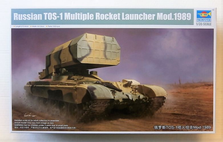 TRUMPETER 1/35 09560 RUSSIAN TOS-1 MULTIPLE ROCKET LAUNCHER MOD 1989 