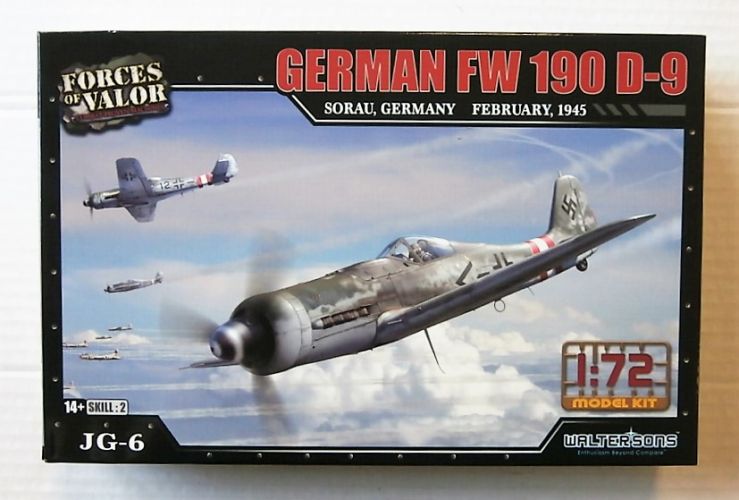 FORCES OF VALOR 1/72 873012A GERMAN FW 190 D-9 SORAU GERMANY FEBRUARY 1945