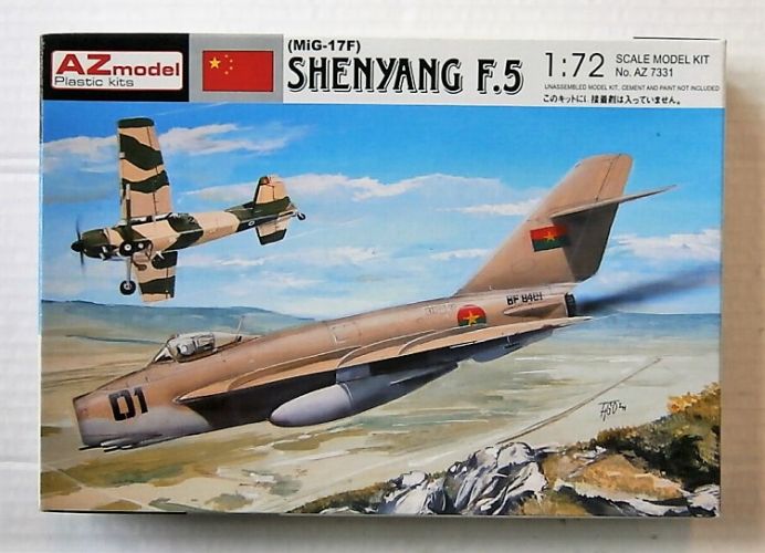 AZ MODEL 1/72 7331 SHENYANG F.5  MIG-17F 