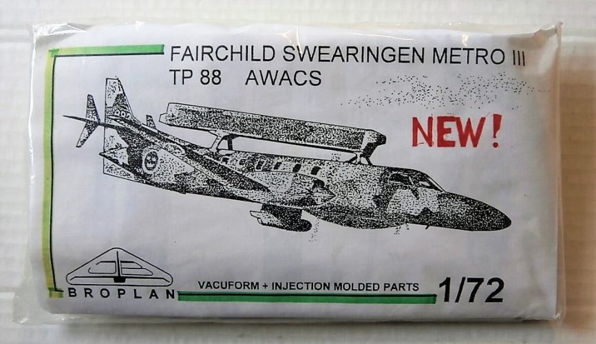 BROPLAN 1/72 FAIRCHILD SWEARINGEN METRO III TP88 AWACS