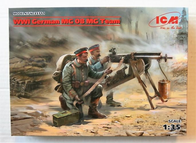 ICM 1/35 35711 WWI GERMAN MG 08 MG TEAM
