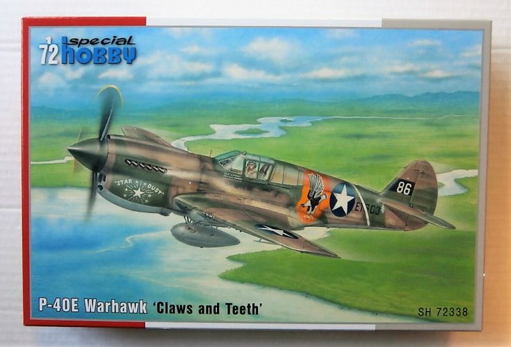 SPECIAL HOBBY 1/72 72338 CURTISS P-40E WARHAWK CLAWS AND TEETH