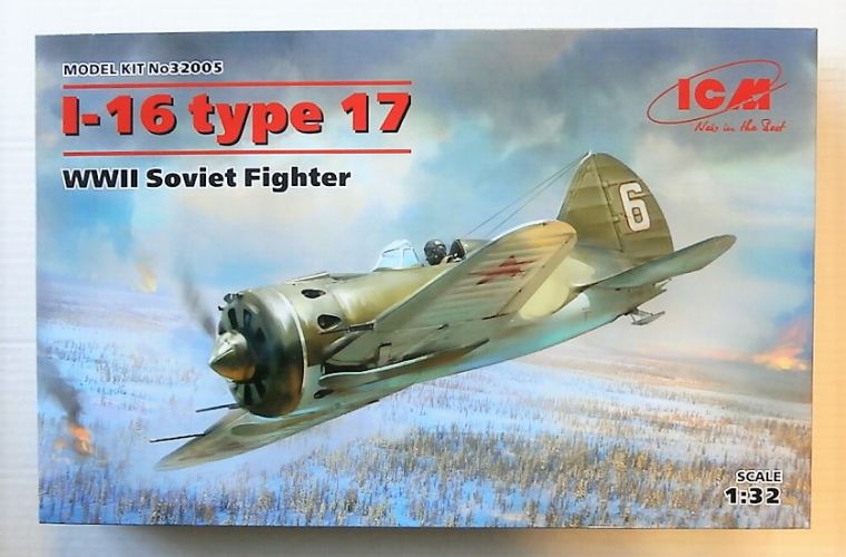 ICM 1/32 32005 POLIKARPOV I-16 TYPE 17 WWII SOVIET FIGHTER