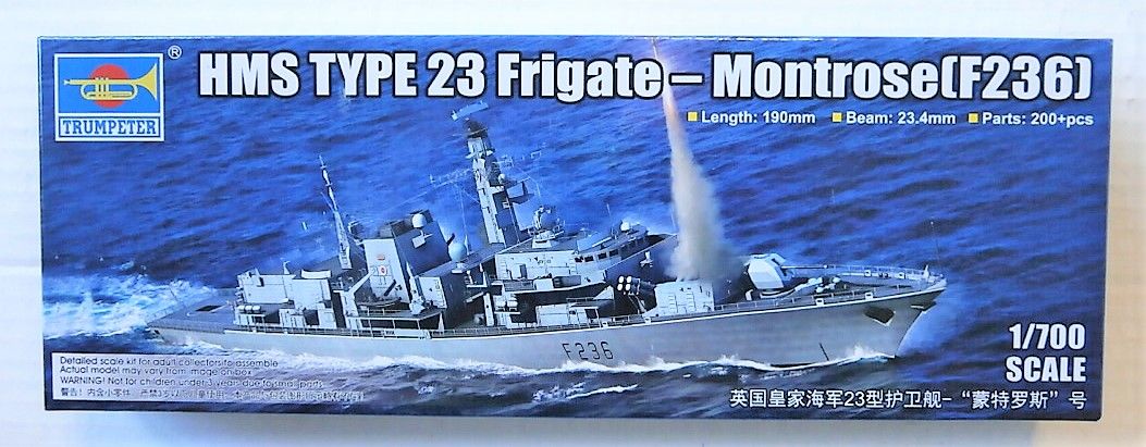 TRUMPETER 1/700 06720 HMS MONTROSE F236 TYPE 23 FRIGATE